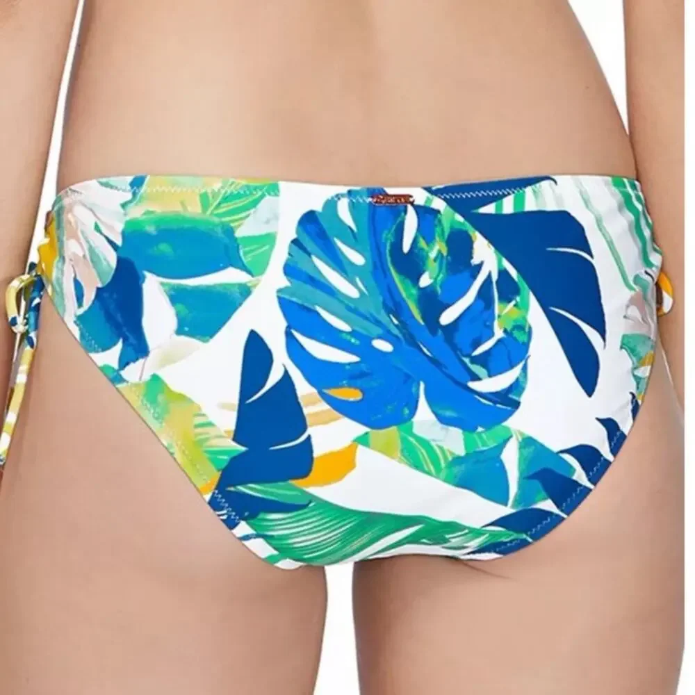 Raisins BLUE Juniors' Palm Bikini Swim Bottom Sm